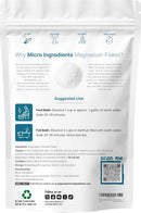 Micro Ingredients Magnesium Flakes, 6lbs | Great Alternative to Epsom Salt for Foot & Body Bath Soaks | High Absorption | Natural Magnesium Chloride Minerals | Relaxation & Skin Hydration Support — 2