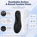 4D Cloud-Like Comfort Soles for Men - Soft Memory Foam Cushioning Insoles - Trim to Fit Steppers Insoles with Arch Support for Foot Pain Relief and Fatigue Reduction(US M 7.5-10.5) - Black — 4