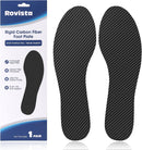 1 Pair Carbon Fiber Insole – 0.8mm Thin Carbon Fiber Insert for Turf Toe, Foot Fractures, Hallux Rigidus and Limitus – Rigid Foot Plate for Alternative to Post-Op Shoe(M 10-10.5 / W 11-11.5 - 275 mm) — 1