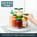 YouCopia FridgeView Fridge Turntable, Lazy Susan Organizer for Refrigerator Storage, 11” , White — 2