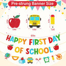 Shzbtdo Pre-Strung First Day of School Banner, Back to School Decorations — 4