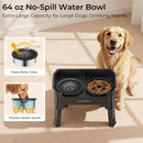 URPOWER Mess Proof Elevated Dog Bowls 4 Height Adjustable Raised Stand — 2