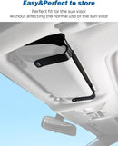 JOYTUTUS Sun Visor Extender for Cars, Polarized Sun Visor Extender Universal Sun Blocker UV400, Adjustable Visor Extension for Car Visor,Double-Clip,Anti Glare Stray Light — 5