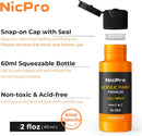 Nicpro Acrylic Paint Set 24 Colors 2oz with 12 Brushes & Palette | 2 Fl Oz (Pack of 24) — 6