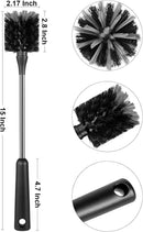 Bottle Brush, Long Stainless Steel Handle Water Bottle Brush Cleaner, Sports Bottle Scrubber, Kitchen Scrub Cleaning… — 4