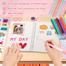 Nsrzua DIY Journal Kit for Girls,Toys for Ages 8-14 and Birthday Gifts for Girls | yellow — 5
