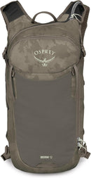 Osprey Berm Biking Backpack with Hydraulics Reservoir - Lightweight Hydration Backpack for Men and Women | Pediment Grey Dust Print | 12l — 6