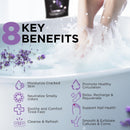 Calming Lavender Foot Soak with Epsom Salt, Made in USA, Foot Soak Soothes Tired Feet, Athletes Foot, Stubborn Foot Odor, Softens Calluses & Helps Treat Toenail, 16 oz 1 lb — 4