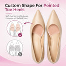 Ball of Foot Cushion Pads for Women: 2 Pairs of SEBS Cushion Core Forefoot Pads – Honeycomb Metatarsal Pads for Pain Relief, Breathable Gel Forefoot Cushion Pads for Pointed Toe High Heels, Beige 6