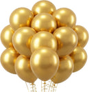 RUBFAC Metallic Gold Balloons 120pcs 12 Inch Party Latex Balloon — 1