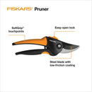 Fiskars SoftGrip Bypass Pruning Shears, 5/8" Cut Capacity Garden Clippers — 2