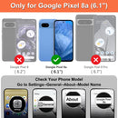 iCoverCase Compatible with Google Pixel 8a Case with Card Holder, Wallet Phone Case for Women Men [RFID Blocking] PU Leather Protective Wallet Case for Pixel 8a (Black) — 2
