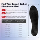 Carbon Fiber Insole for Men & Women 1 Pair: 1.5mm Thick Rigid Shoe Insert for Morton's Toe, Turf Toe, Hallux Rigidus & Arthritis - Alternative to Post Op Shoe(255mm) — 2