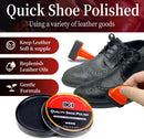 IKI Black Brown Shoe Polish Kit Boots Care Wax Leather Shoes Shine Paste | Black Polish Kit — 3