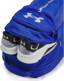 Under Armour Unisex Hustle 6.0 Backpack, 401 BLUE, OSFM | One Size | (401) Royal / Royal / Metallic Silver — 6