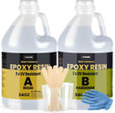 TAKIMO 68OZ 3X UV Resistant Crystal Clear Epoxy Resin Kit, 1:1 High Gloss — 1