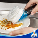 MR.SIGA Soap Dispensing Dish Brush, Kitchen Brush for Pot Pan Sink Cleaning — 4