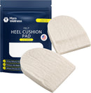 Felt Heel Pads Cushion 1/4" with Adhesive for Pain Relief - 4 Pairs - 4 Pair 1/4" Thick — 1