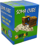 Soma Cube Puzzle Wooden with 50 Playing Cards 3D Brain Teaser Large Size — 3