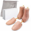 Cedar Wood Boot Trees for Men and Women, Adjustable Shoe Shaper to Maintain Leather Boot Shape, Reduce Creases — 1