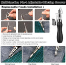 TLKKUE Leather Working Tools Leather Craft Tools for Carving Stamping — 5