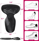 Bukihome T-Shape Heel Grips for Women Men, Comfort Gel Heel Pads for Shoes - Black | 2 Pairs — 5