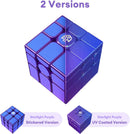 GAN MirrorM UV-Coated, 3x3x3 Magnetic 48 Magnets Glitter Sparkle Mirror Speed Cube Puzzle Game Magnets Toys for Kids Adult Cuber, Corner Cutting, Solve by Shape, Purple — 5