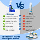 Water-free Sneaker Cleaner, White Shoe Cleaner Kit 6.76 OZ Foam for Tennis Shoes, Running, Golf, PU, Nubuck, Sole — 8