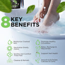 Tea Tree Oil Foot Soak with Epsom Salt - Made in USA - for Toenail irritations, Athletes Foot, Stubborn Foot Odor Scent, Softens Calluses & Soothes Sore Tired Feet - 16 Ounce — 4