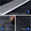 GUNHYI Car Cover for Automobiles All Weather Waterproof, Universal Fit Sedan Chevrolet Corvette, Ford Fusion, Kia Stinger, Nissan Maxima, Buick Regal, Subaru Legacy, Honda Accord etc. — 2