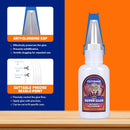 Super Glue Clear 30 g(1.06 oz.), Strong Fast Drying Waterproof Liquid Adhesive for Plastic, Metal, Wood, Rubber,… — 5