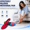 Metatarsalgia Insoles-Shoe Inserts for Morton’s Neuroma, Ball of Foot Pain - Red — 4