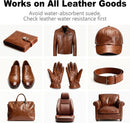 Medium Brown Leather Repair Kit, Recoloring Balm, Leather Dye — 4