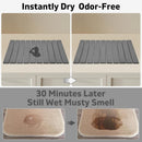 Large Stone Dish Drying Mat for Kitchen Counter – 24"(L)×16 "(W) Foldable Super Absorbent Diatomaceous Earth Stone… — 2