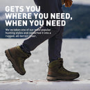 Danner Vital Trail 5" Waterproof Hiking Boots for Men - Brown/Olive — 3