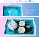 Epoxy Resin 2 Gallon Crystal Clear Epoxy Resin Kit DIY 1:1 Ratio — 4