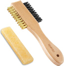 2-Piece Suede Brush and Suede Eraser, Suede Cleaner Kit, Suede Brush for Shoes Effectively Solves Stubborn Stains on Soft Bristle Shoes — 1