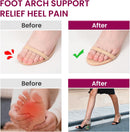 3/4 High Heels Inserts for Women - Bukihome 2 Pairs Gel Low Arch Support Insoles for Heels, Sandals, Flats, Wedges, Comfort Shoe Pads Relieve & Prevent Foot Discomfort, Shock Absorption (Women's 6-10) — 3