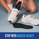 Height Increase Insoles for Men (+2 inch) Discreet Shoe Lifts, All Day Comfort, Shock-Absorbent Gel, Trim to Fit Inserts for Most Sneakers & Shoes, Confidence Boosters (Mens 8.5-10) — 8