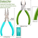 Mudder 2 Pcs Jewelry Making Tool 6 in 1 Bail Making Plier, Blue and Green — 2