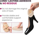 Ball of Foot Cushion Metatarsal Pads - Welnove Non Slip Gel Heel Pads - Heel Cushions to Prevent Toe Sliding, All Day Comfort Shoe Insert Pads for High Heels, Sandals, Wedding, Party (4 Pairs Beige) 5