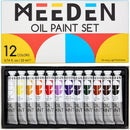 MEEDEN Oil Paint Set: Non-Toxic 12 x 22ml (0.74 oz) Color Oil Paints | 12 Colors — 1