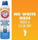 Arm & Hammer Invisible Foot Powder Spray, Odor & Sweat Control, 7oz, 3 Pack — 6