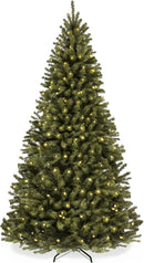 Best Choice Products 6ft Artificial Christmas Tree with LED Twinkling Lights, Pre-Lit Spruce Realistic Holiday Xmas Décor, 250 Lights, 798 Tips — 1