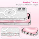 ZTOFERA Cute Polka Dot Case for iPhone 16 6.1",White Dot photo 3
