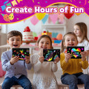 Party Favors for Kids 4-8-12: 24 Pack Scratch Rainbow Art Crafts Notebook — 6