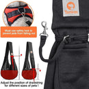 Tomkas Small Dog Sling Carrier - Classic Pocket & Classic Strap - Wrap Carrier - for 3-10 lbs Pets(Black) — 6