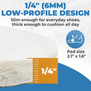 Homergy Metatarsal Pads for Women & Men, Ball of Foot Cushions, 1/4" Thick 6