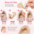 Kids Heel Grips for Shoes Too Big, Foam Pads, 4 Pairs Mixed — 6
