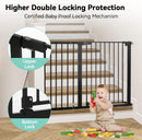 COMOMY 36" Extra Tall Baby Gate for Stairs, Fits 29.5" to 48.8" Openings